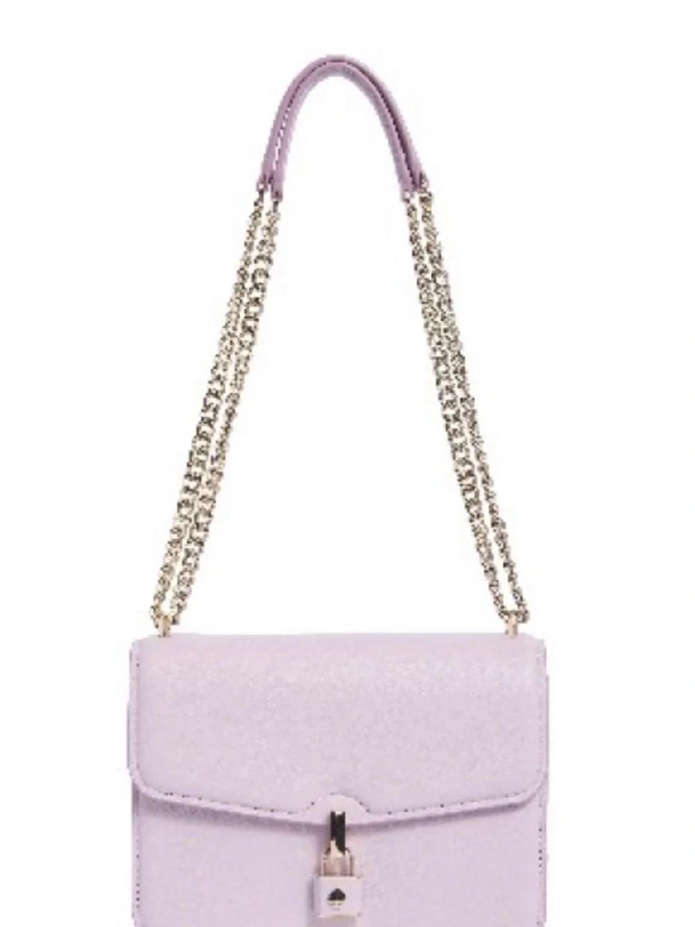 kate spade Lilac Crossbody with Gold Chain Strap